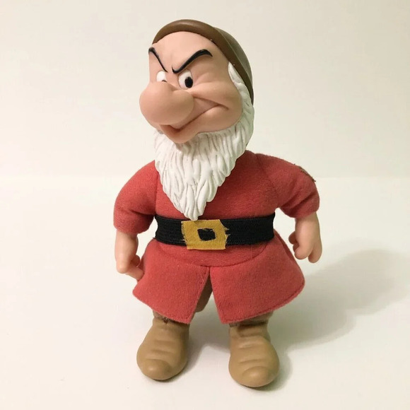 Vtg Disney Snow  White and the Seven Dwarfs Grumpy Applause Doll Plush - Picture 1 of 16